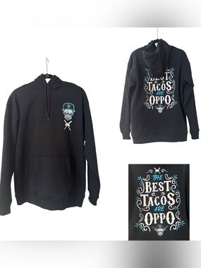Baseball Lifestyle 101 Best Tacos Are Oppo Hooded Sweatshirt
